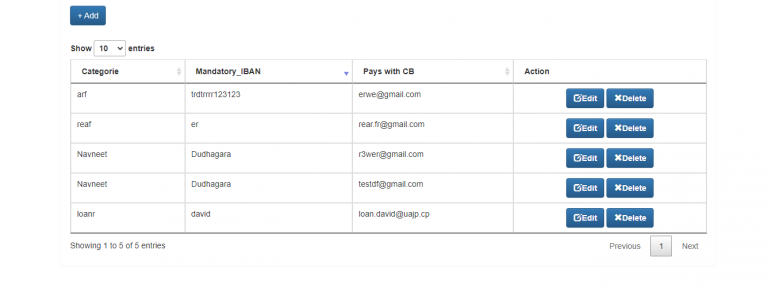 how to populate datatable CRUD using ajax php,mysql