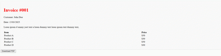 How to Convert HTML to PDF Using JavaScript (Step-by-Step Guide)